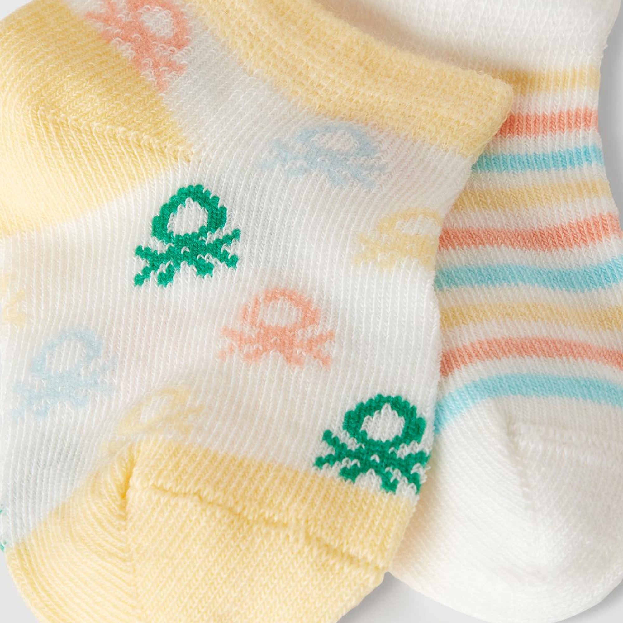 Bebek Pembe Desenli 3'lü Çorap Seti