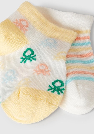  Bebek Pembe Desenli 3'lü Çorap Seti