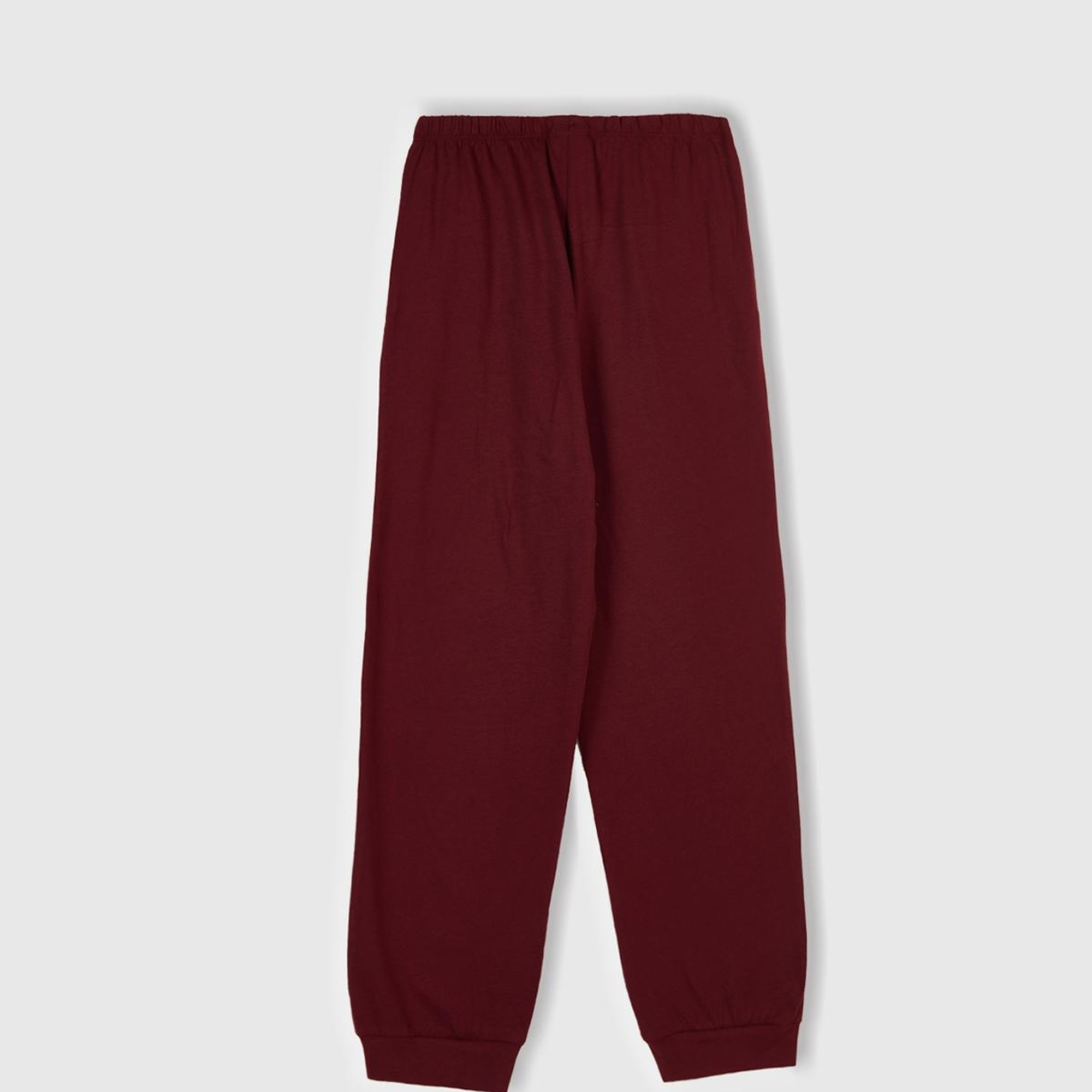 Erkek Çocuk Gri Melanj Üstü Baskılı Altı Cepli Pijama Takımı