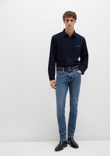  Mavi Kvnç Mavi Black Puslu Mavi Jean Pantolon 001070-90983