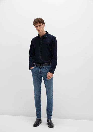  Mavi Kvnç Mavi Black Puslu Mavi Jean Pantolon 001070-90983