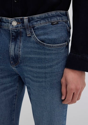  Mavi Kvnç Mavi Black Puslu Mavi Jean Pantolon 001070-90983