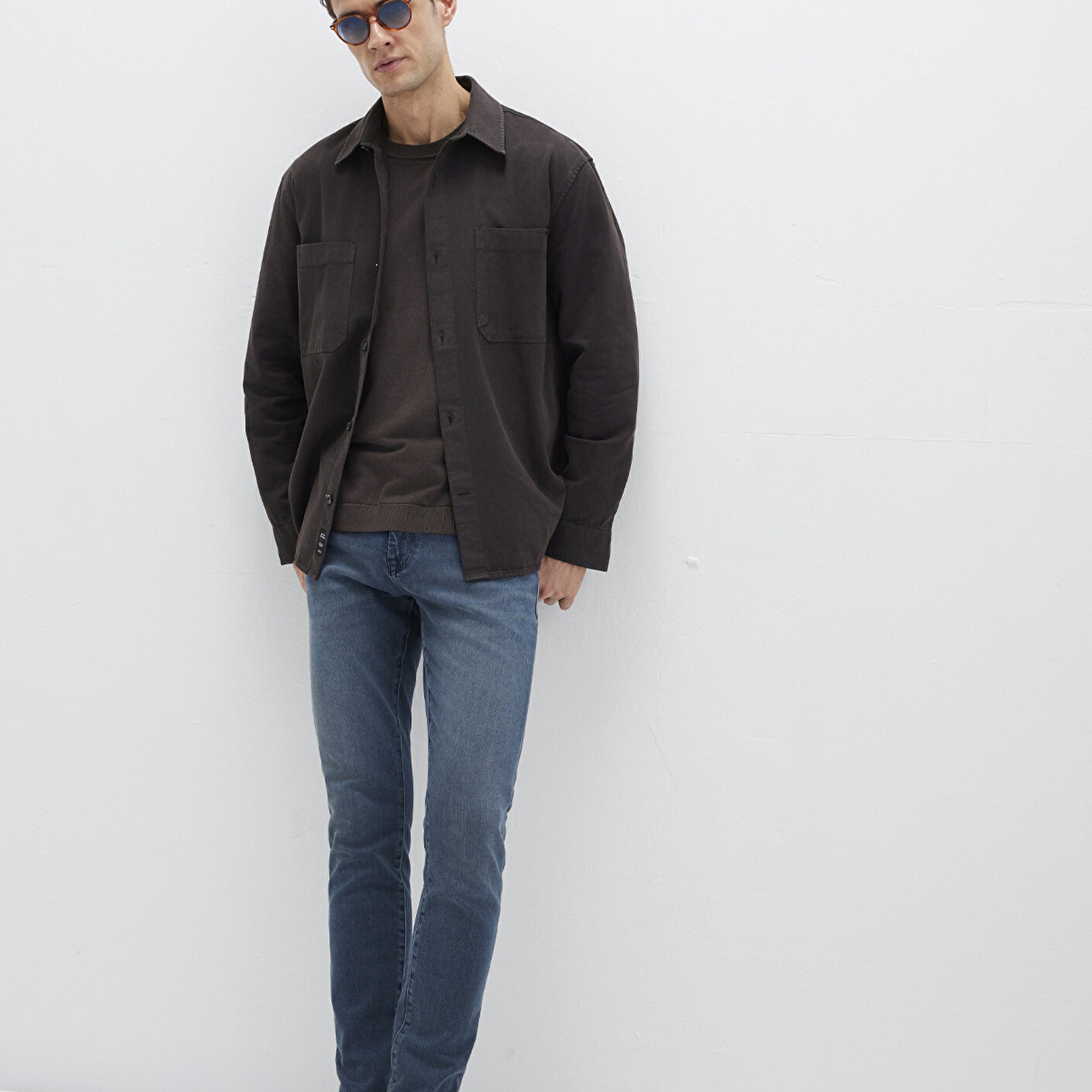 Mavi James Mavi Black Puslu Mürekkep Mavi Jean Pantolon 0042490667