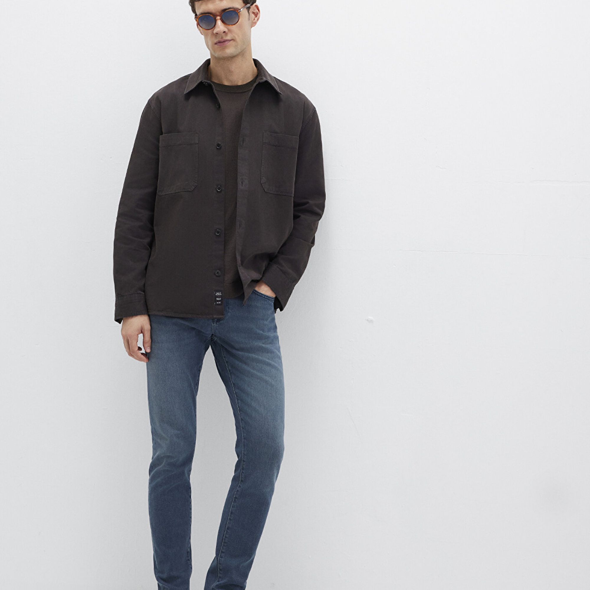 Mavi James Mavi Black Puslu Mürekkep Mavi Jean Pantolon 0042490667