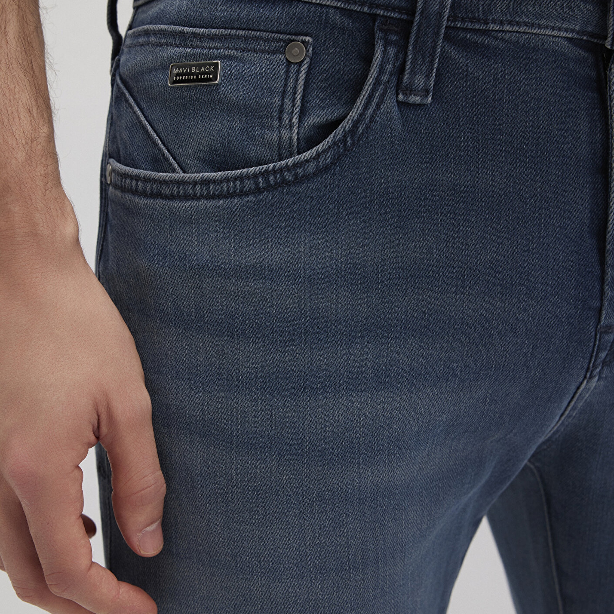 Mavi James Mavi Black Puslu Mürekkep Mavi Jean Pantolon 0042490667