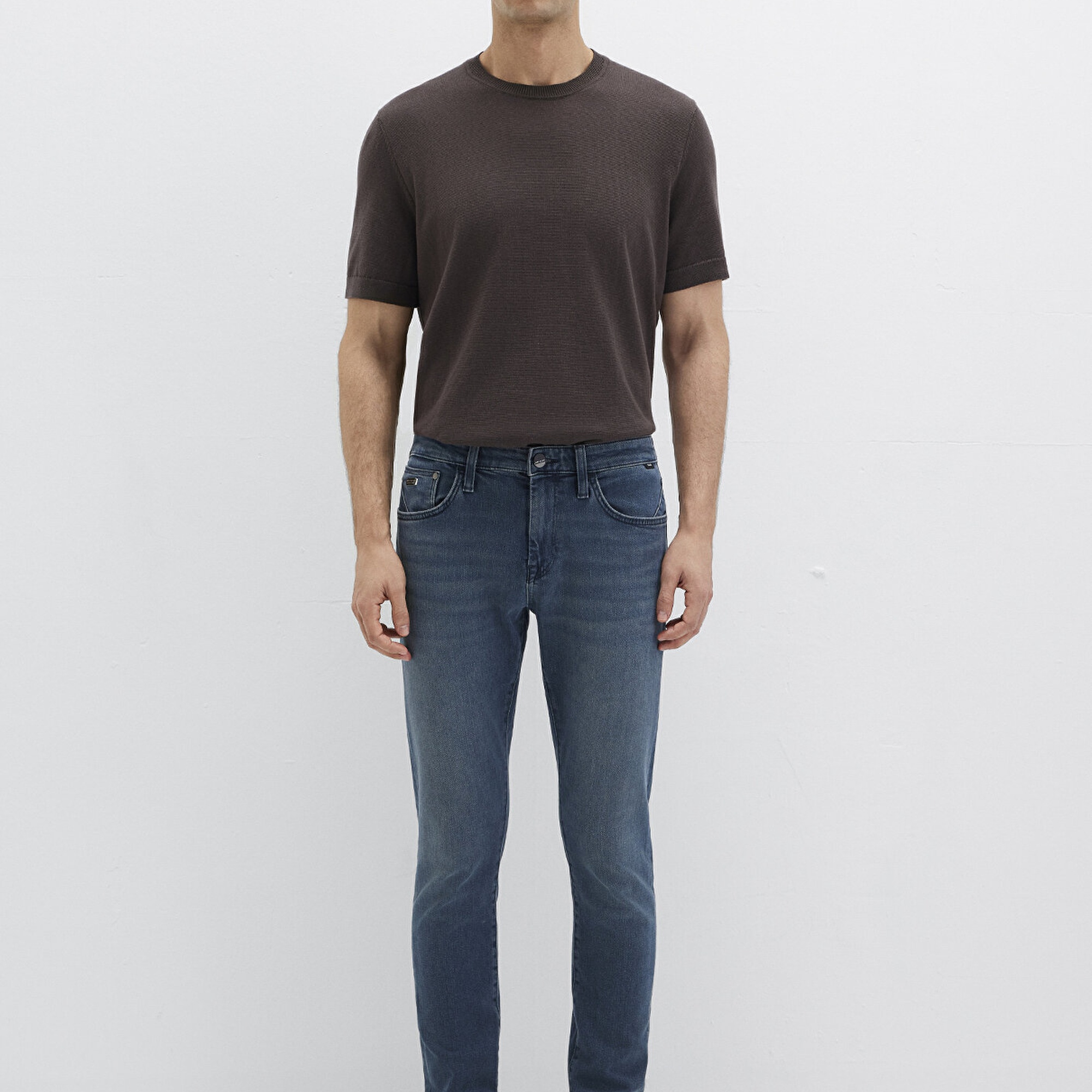 Mavi James Mavi Black Puslu Mürekkep Mavi Jean Pantolon 0042490667