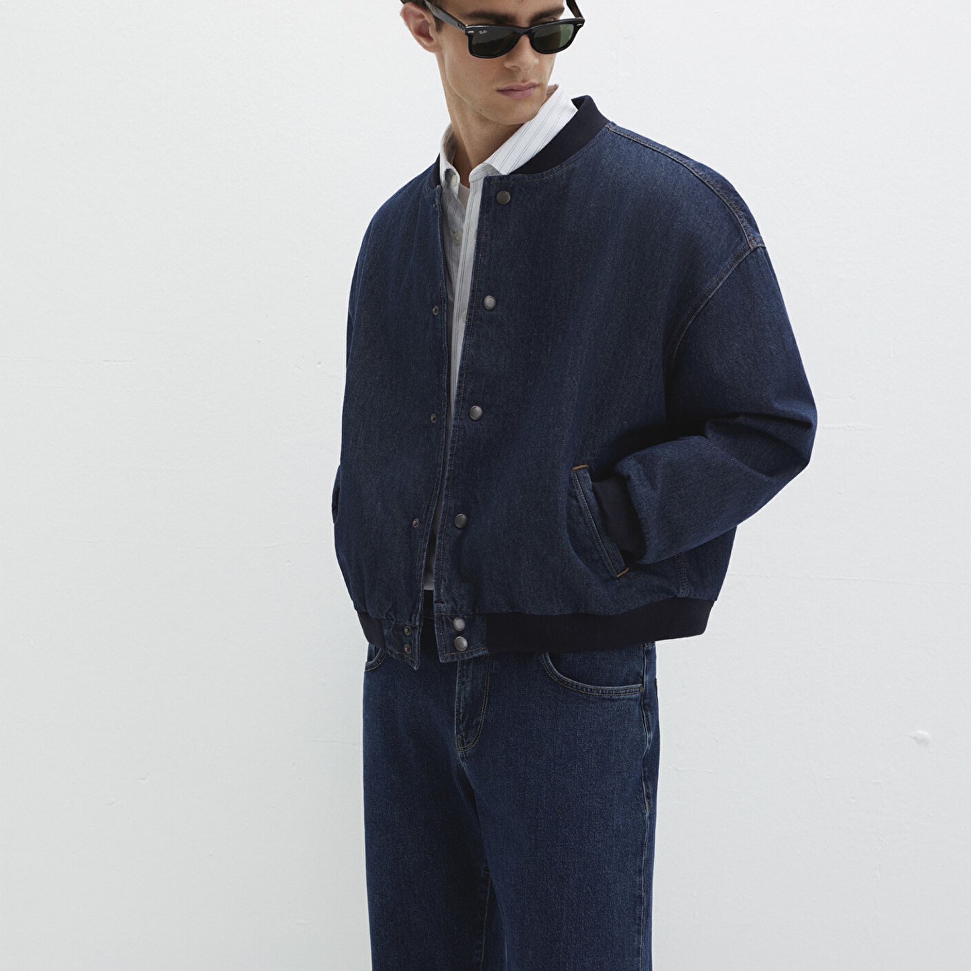 Mavi Leroy Street Rinse Denim Jean Ceket 0110718-90840