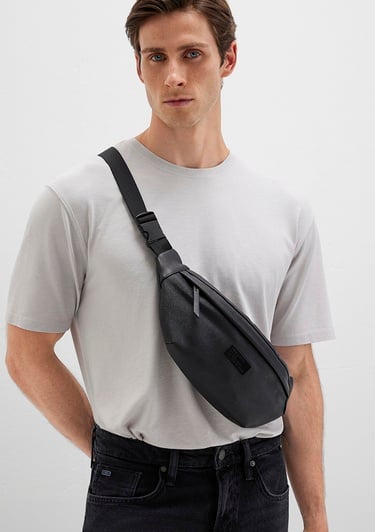  Mavi Siyah Bel Çantası 0911938-900