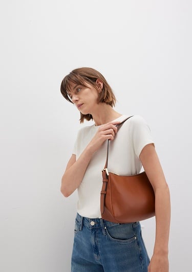  Mavi Kahverengi Omuz Çantası 1913509-34614