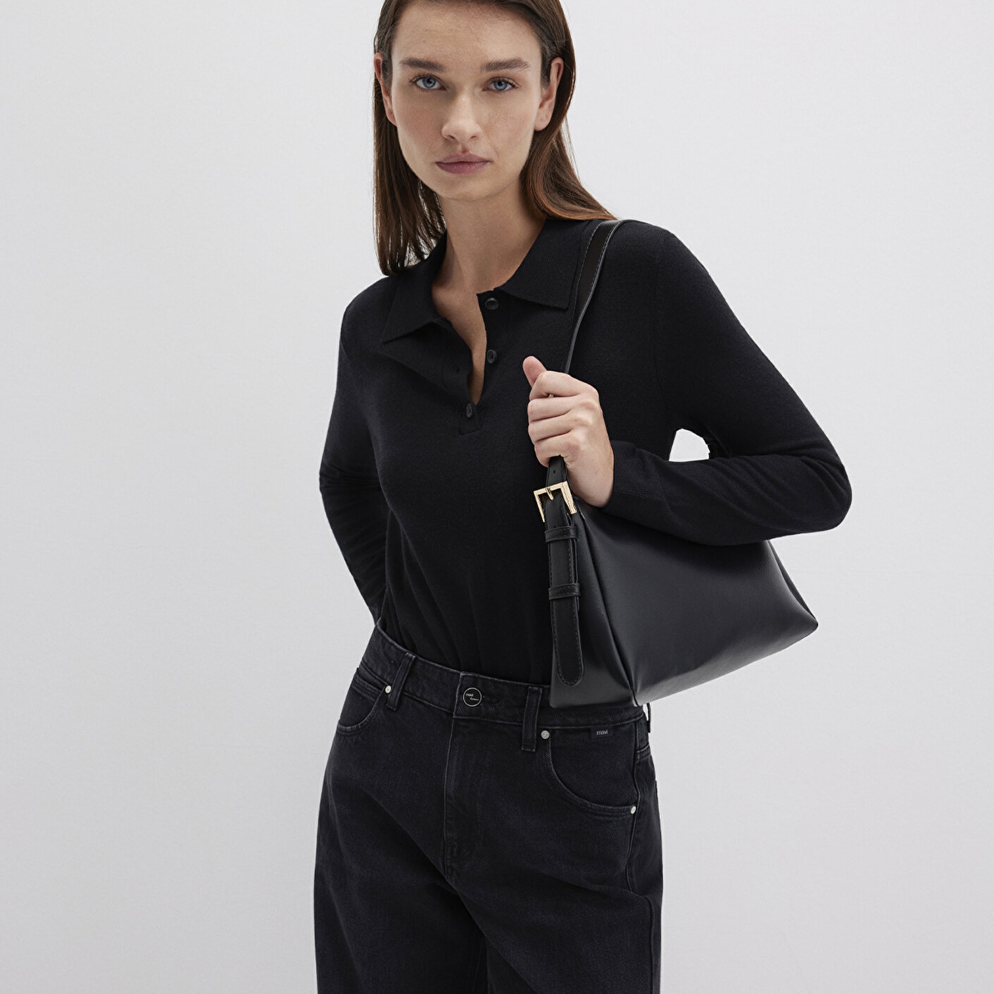 Mavi Siyah Omuz Çantası 1913509-900