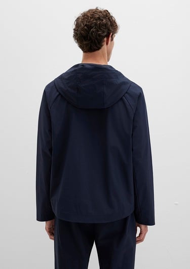  Mavi Kapüşonlu Mavi Spor Ceket Regular Fit / Normal Kesim 0110728-86623