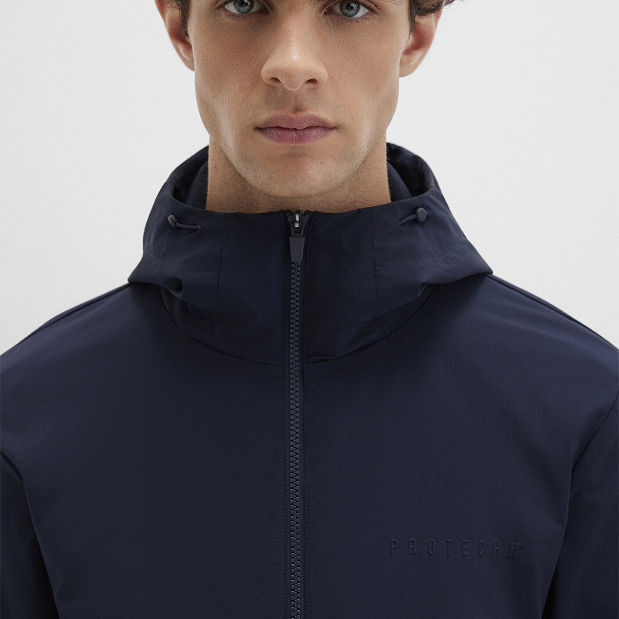 Mavi Kapüşonlu Mavi Spor Ceket Regular Fit / Normal Kesim 0110728-86623