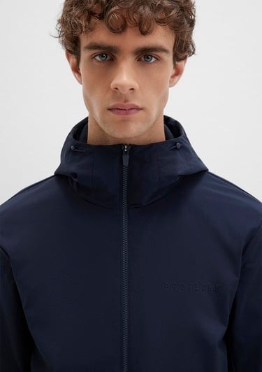  Mavi Kapüşonlu Mavi Spor Ceket Regular Fit / Normal Kesim 0110728-86623