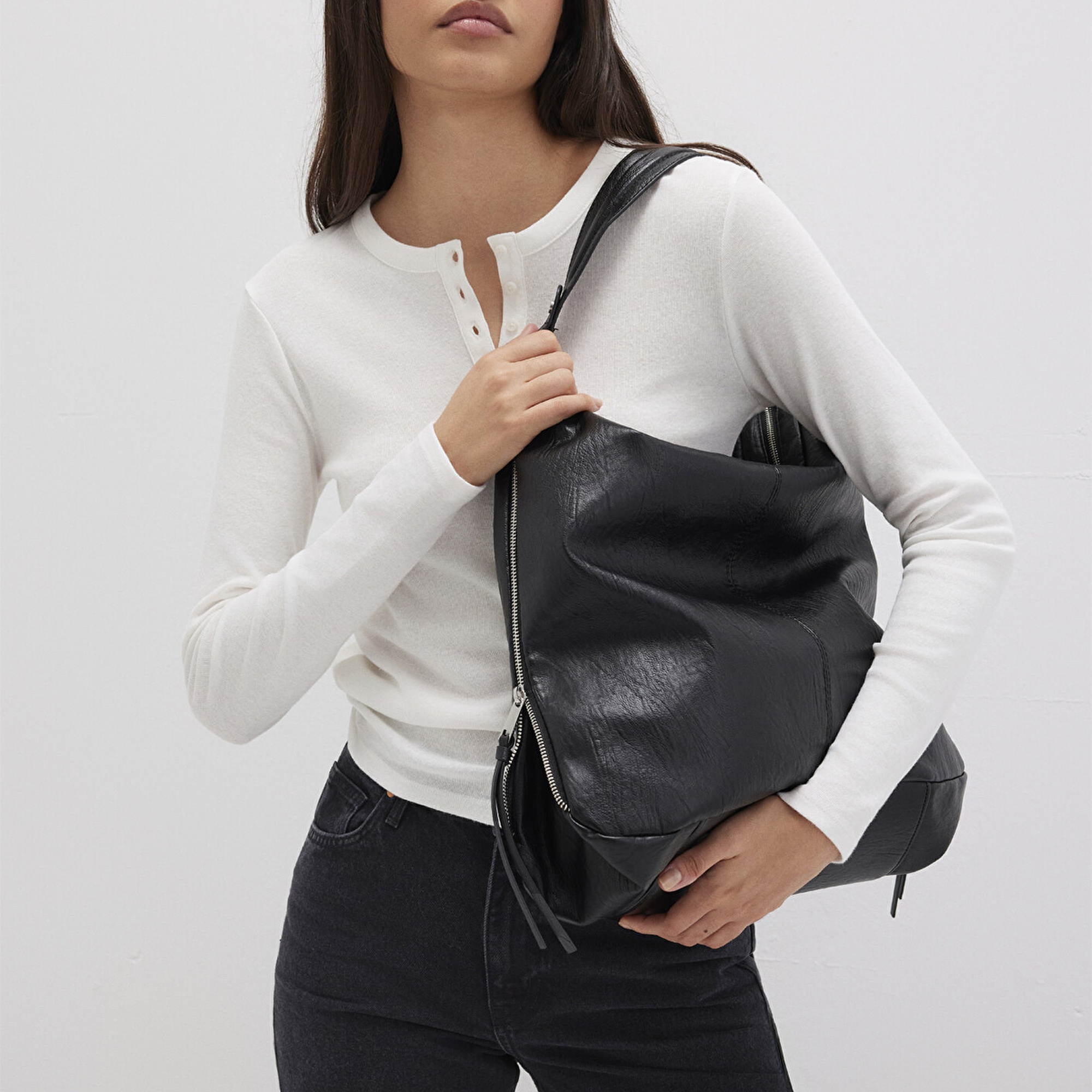 Mavi Siyah Omuz Çantası 1913475-900