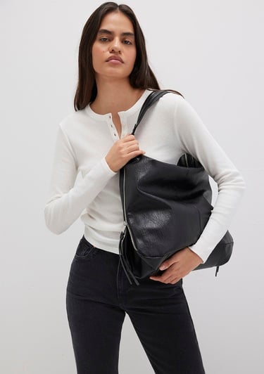  Mavi Siyah Omuz Çantası 1913475-900