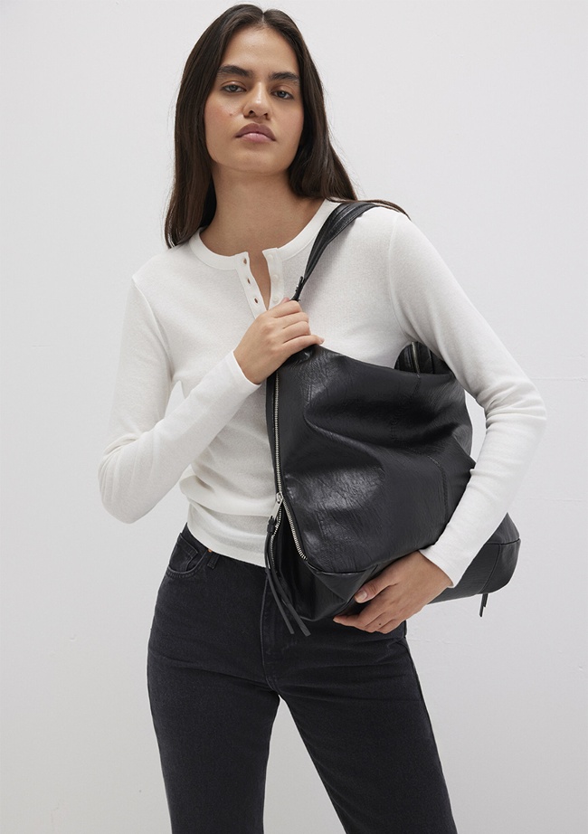  Mavi Siyah Omuz Çantası 1913475-900