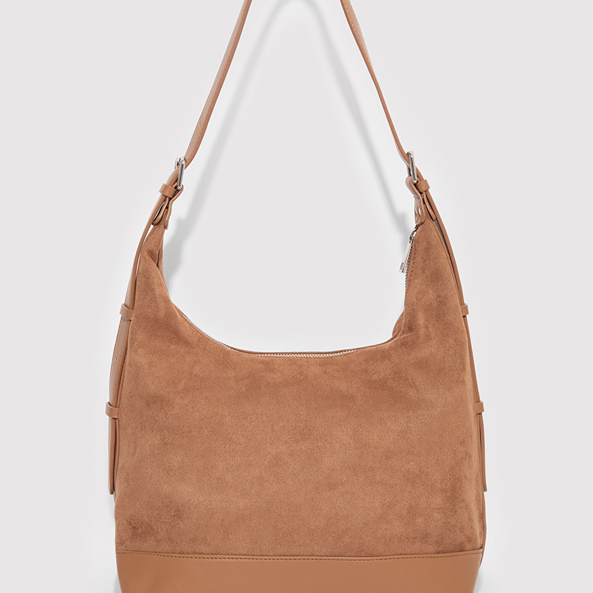 Mavi Suni Süet Kahverengi Omuz Çantası 1913473-70280