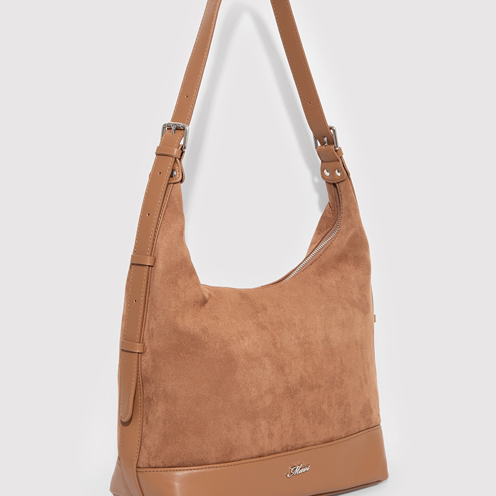 Mavi Suni Süet Kahverengi Omuz Çantası 1913473-70280