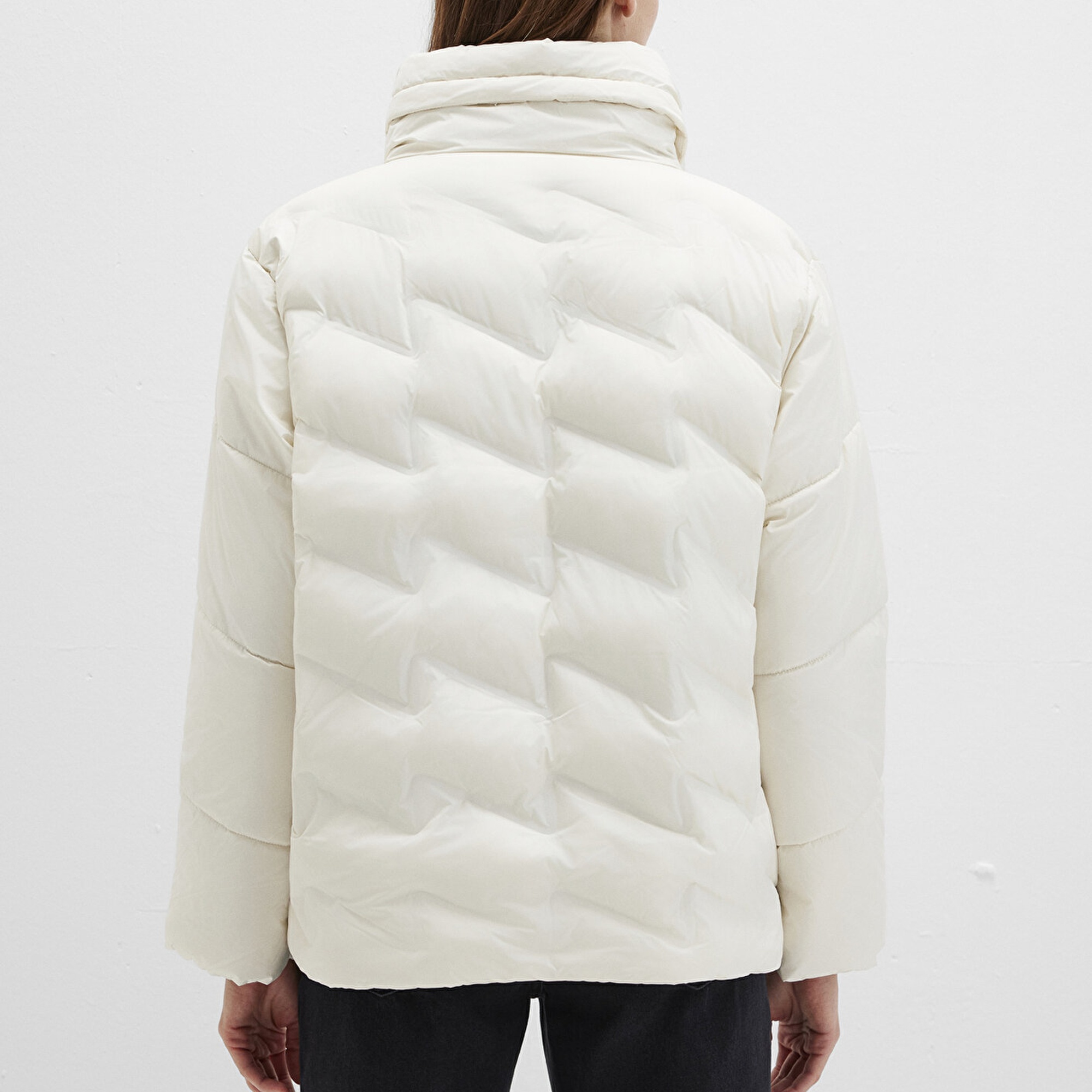 Mavi Ekru Ceket Oversize / Geniş Kesim 1110714-86412