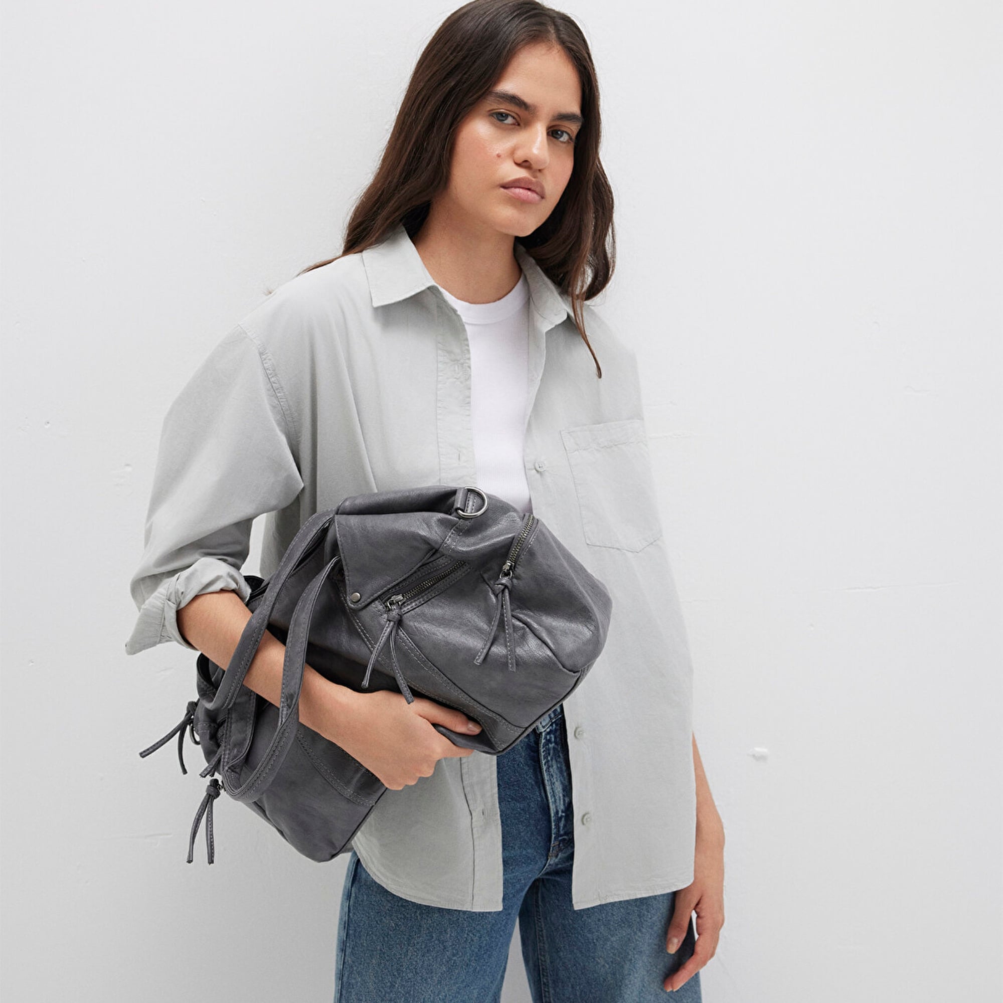 Mavi Gri Omuz Çantası 1912134-24674