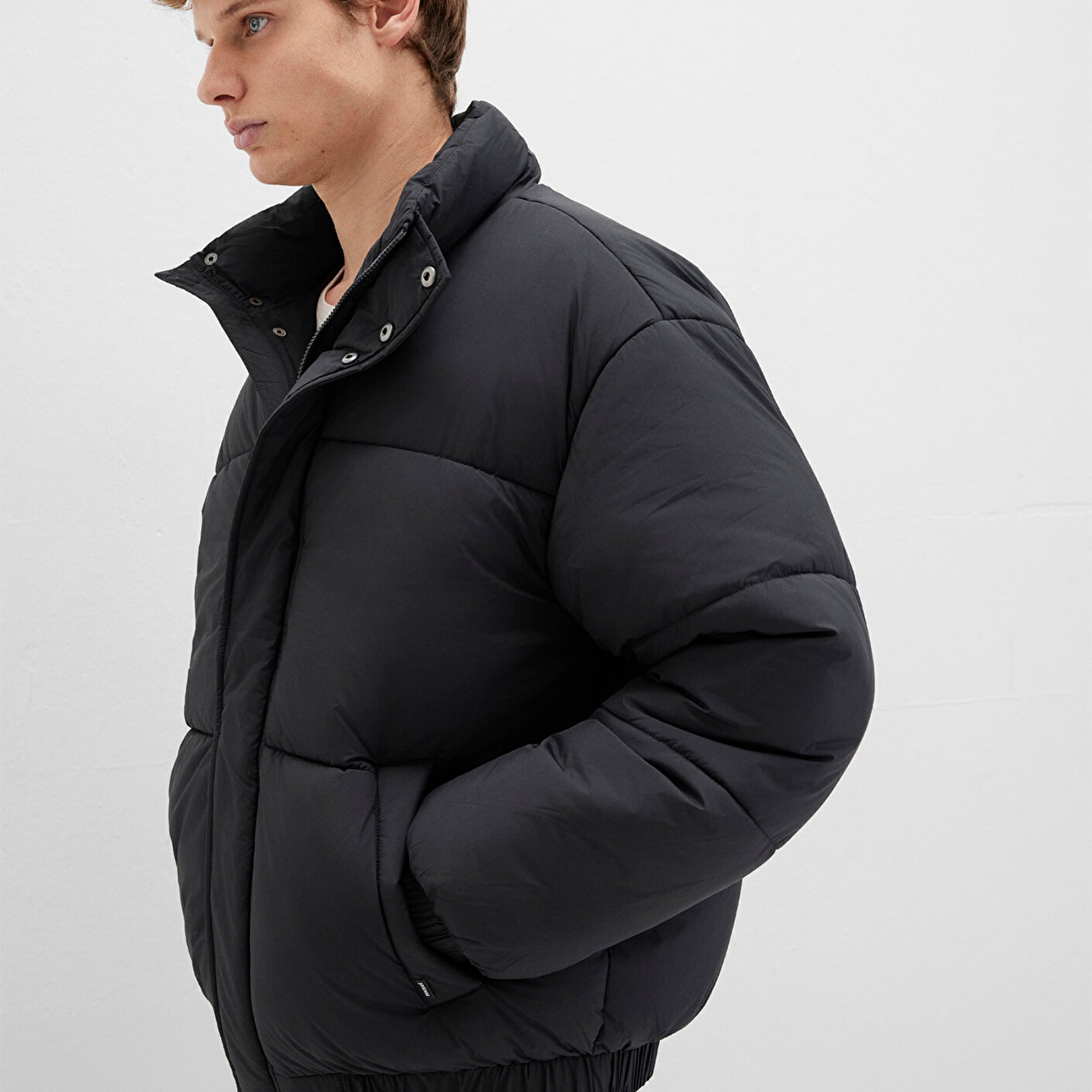 Mavi Siyah Ceket Loose Fit / Bol Rahat Kesim 0110609-71379