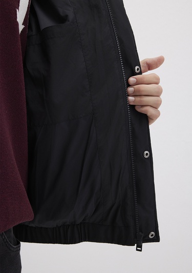  Mavi Siyah Ceket Loose Fit / Bol Rahat Kesim 0110609-71379