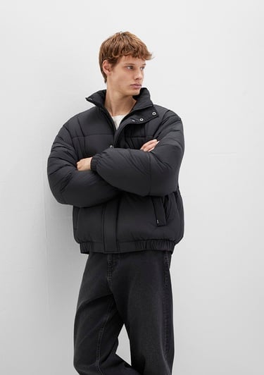  Mavi Siyah Ceket Loose Fit / Bol Rahat Kesim 0110609-71379