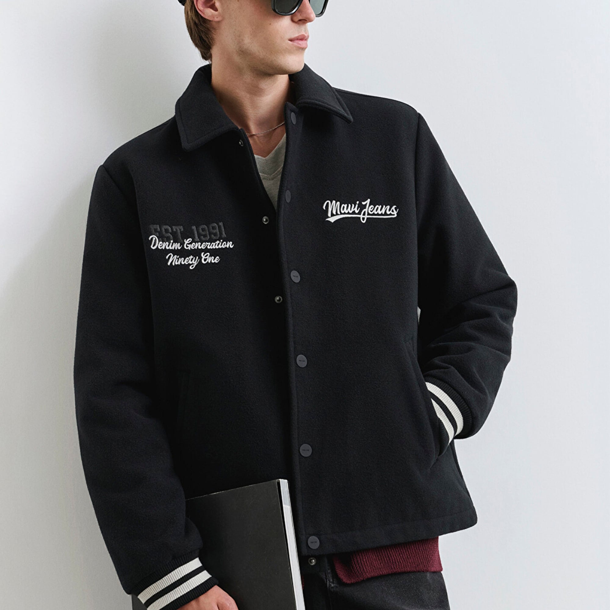 Mavi Mavi Jeans Siyah Ceket Loose Fit / Bol Rahat Kesim 0110625-71379