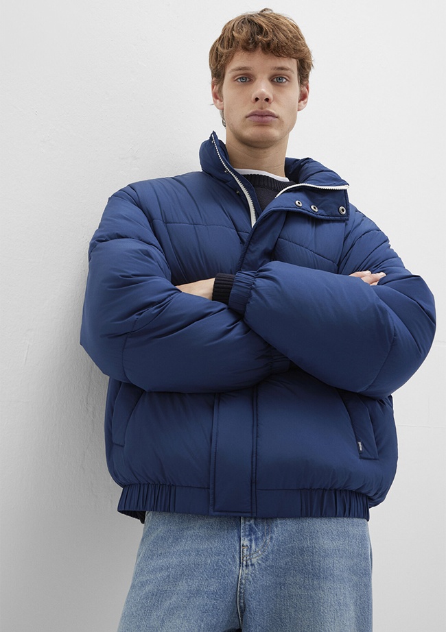  Mavi Lacivert Ceket Loose Fit / Bol Rahat Kesim 0110609-89353