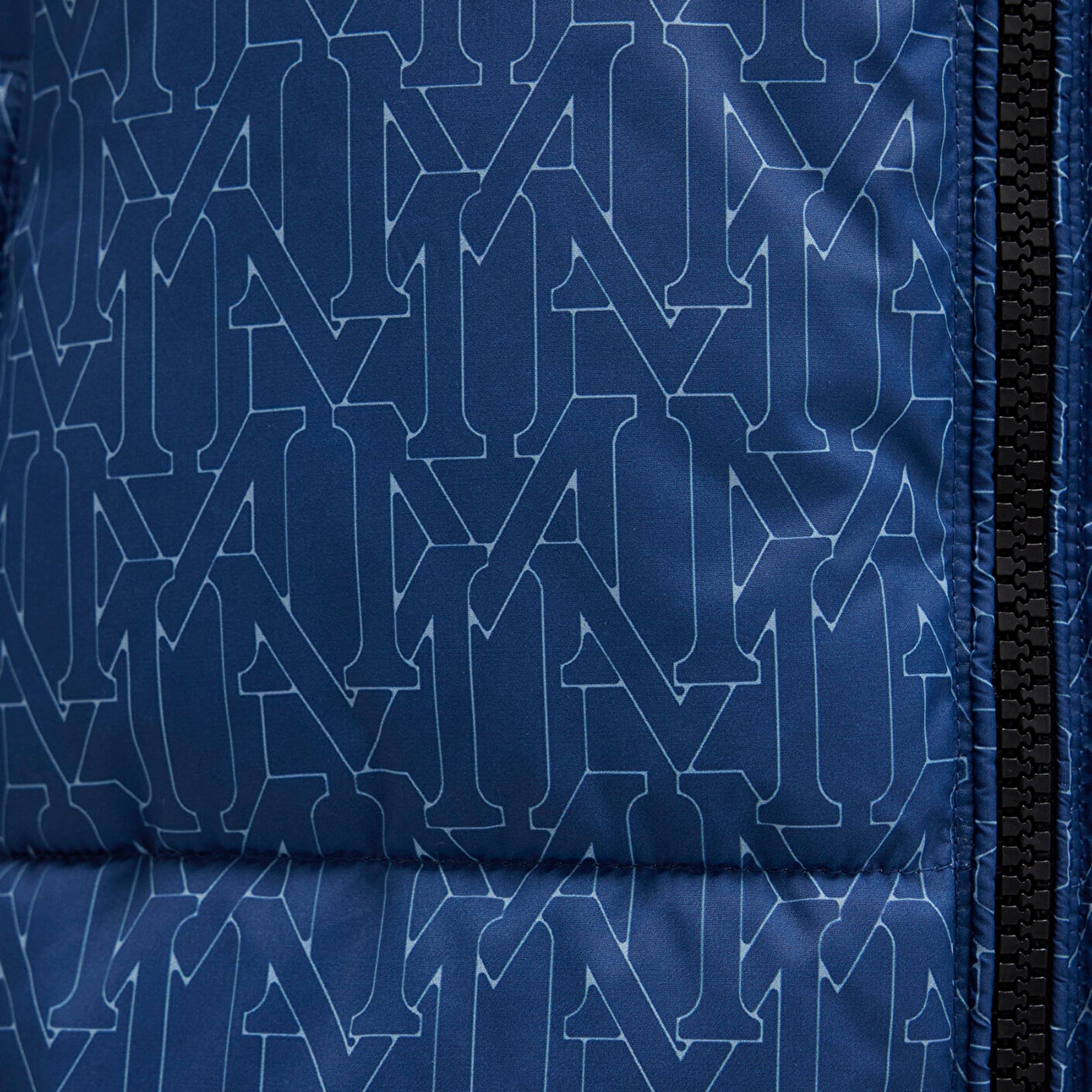 Mavi Baskılı Lacivert Şişme Mont 1110706-90368