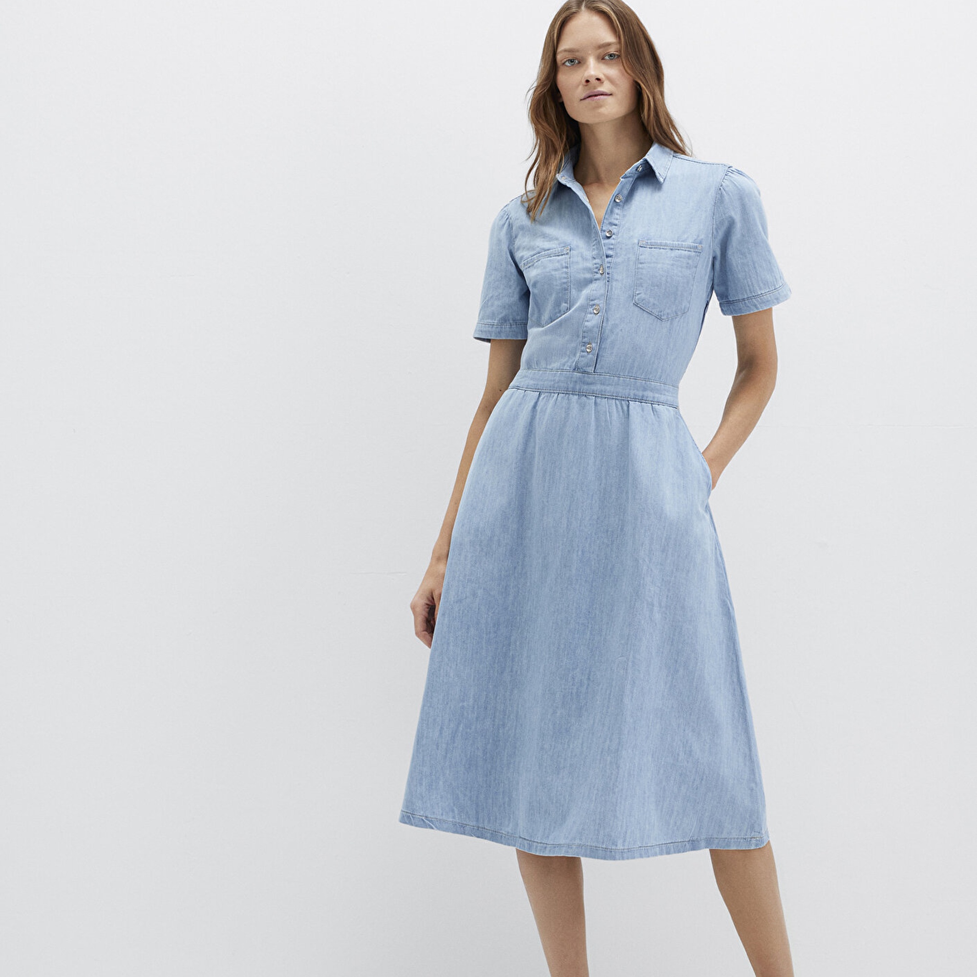 Mavi Marley Açık Mavi LT Denim  Elbise 1310537-89692