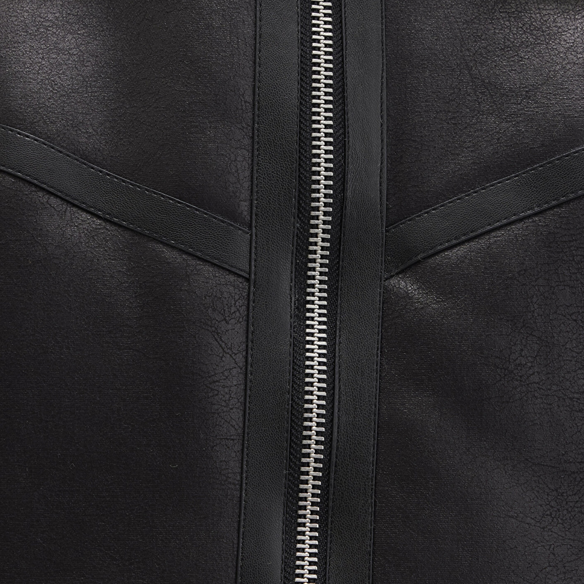 Mavi Siyah Suni Deri Ceket Regular Fit / Normal Kesim 1110462-900