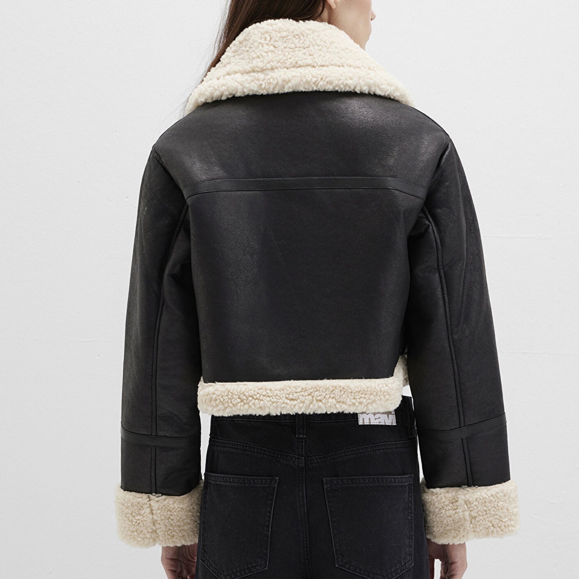 Mavi Siyah Suni Deri Ceket Regular Fit / Normal Kesim 1110462-900