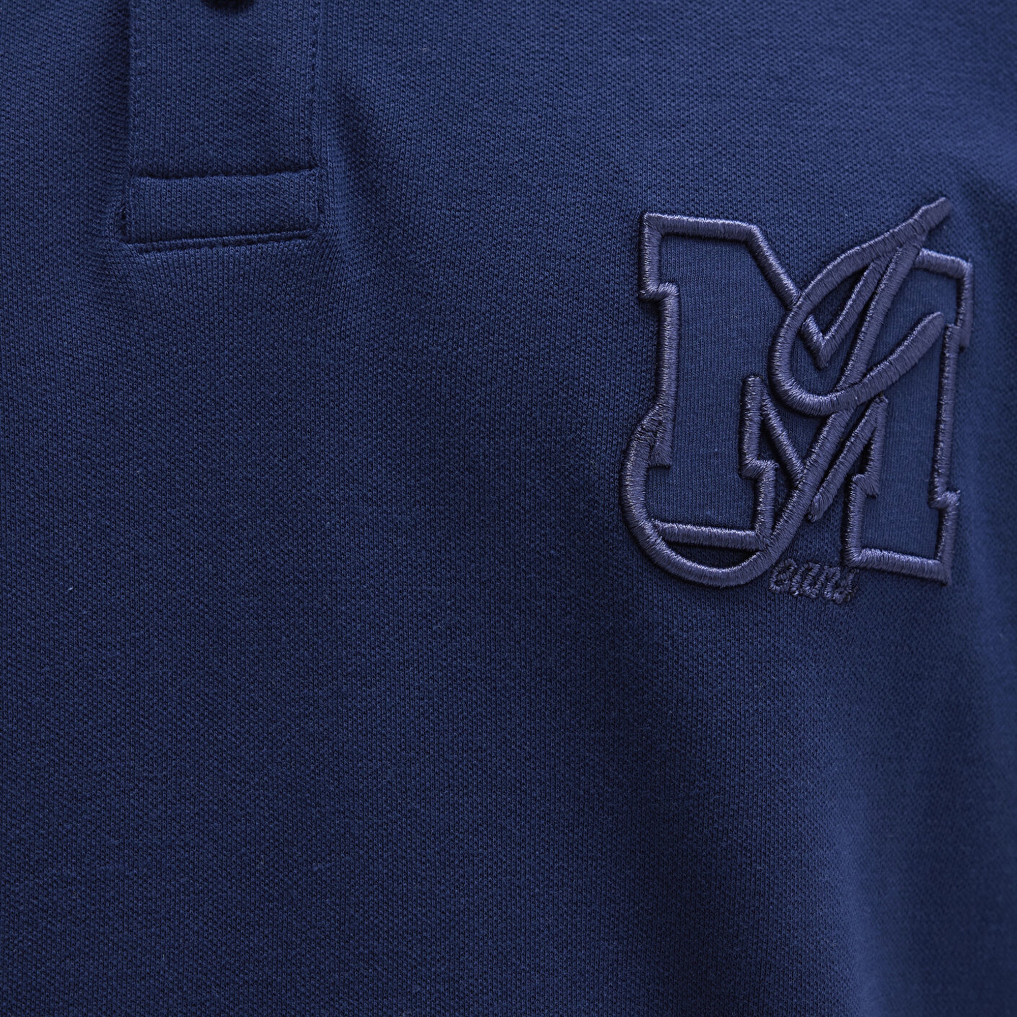 Mavi Lacivert Polo Tişört Loose Fit / Bol Rahat Kesim 0613009-89353