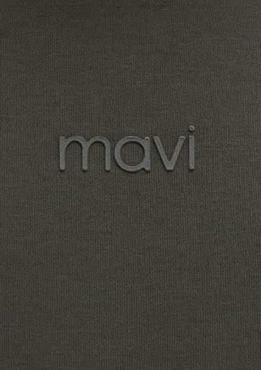  Mavi Mavi Baskılı Haki Tişört Loose Fit / Bol Rahat Kesim 0613102-71553