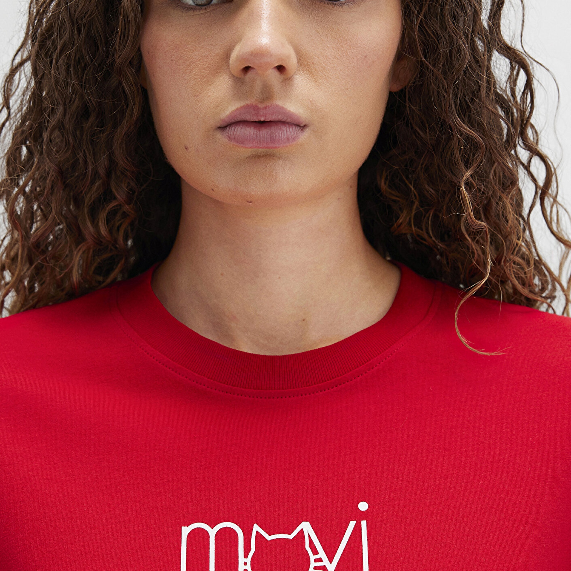 Mavi Mavi Baskılı Kırmızı Tişört Semi Slim Fit / Yarı Dar Kesim 1613387-82054