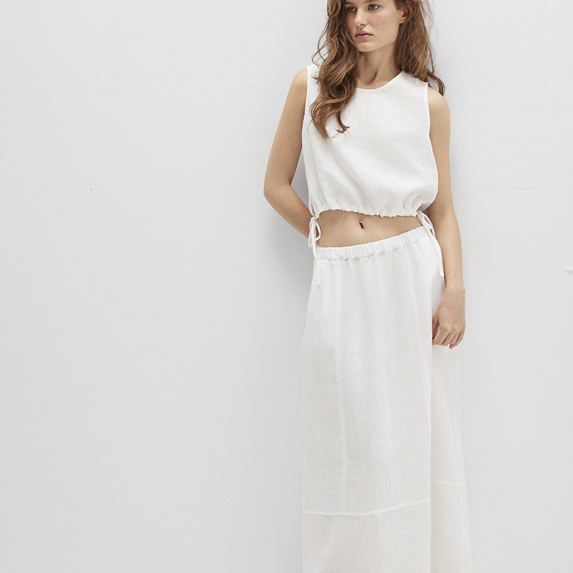 Mavi Ekru Maxi Etek 1310726-70057