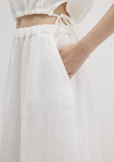  Mavi Ekru Maxi Etek 1310726-70057