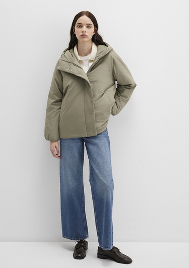  Mavi Haki Ceket Loose Fit / Bol Rahat Kesim 1110762-71818