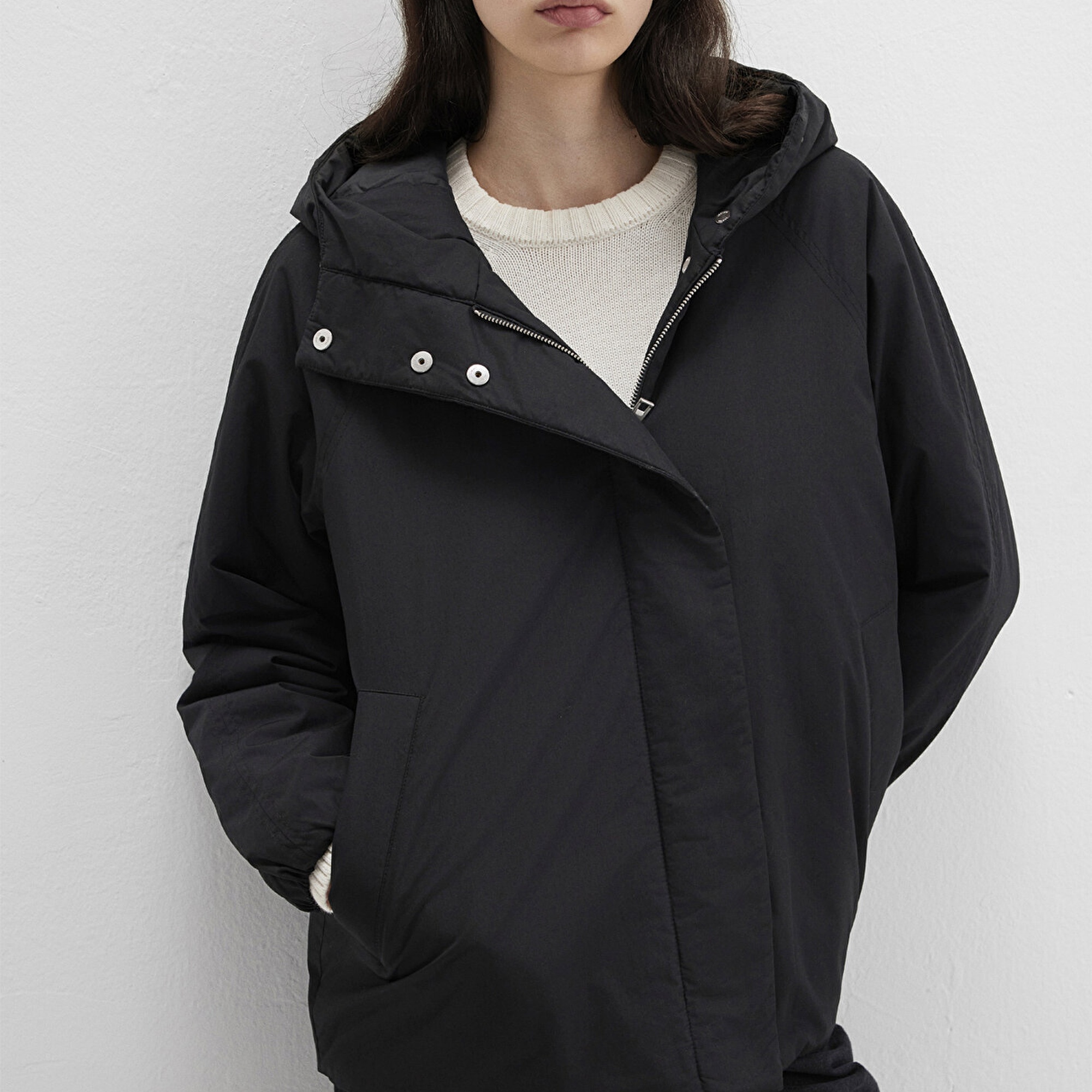 Mavi Siyah Ceket Loose Fit / Bol Rahat Kesim 1110762-900