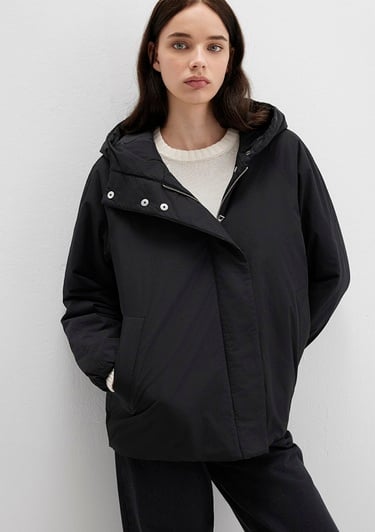  Mavi Siyah Ceket Loose Fit / Bol Rahat Kesim 1110762-900