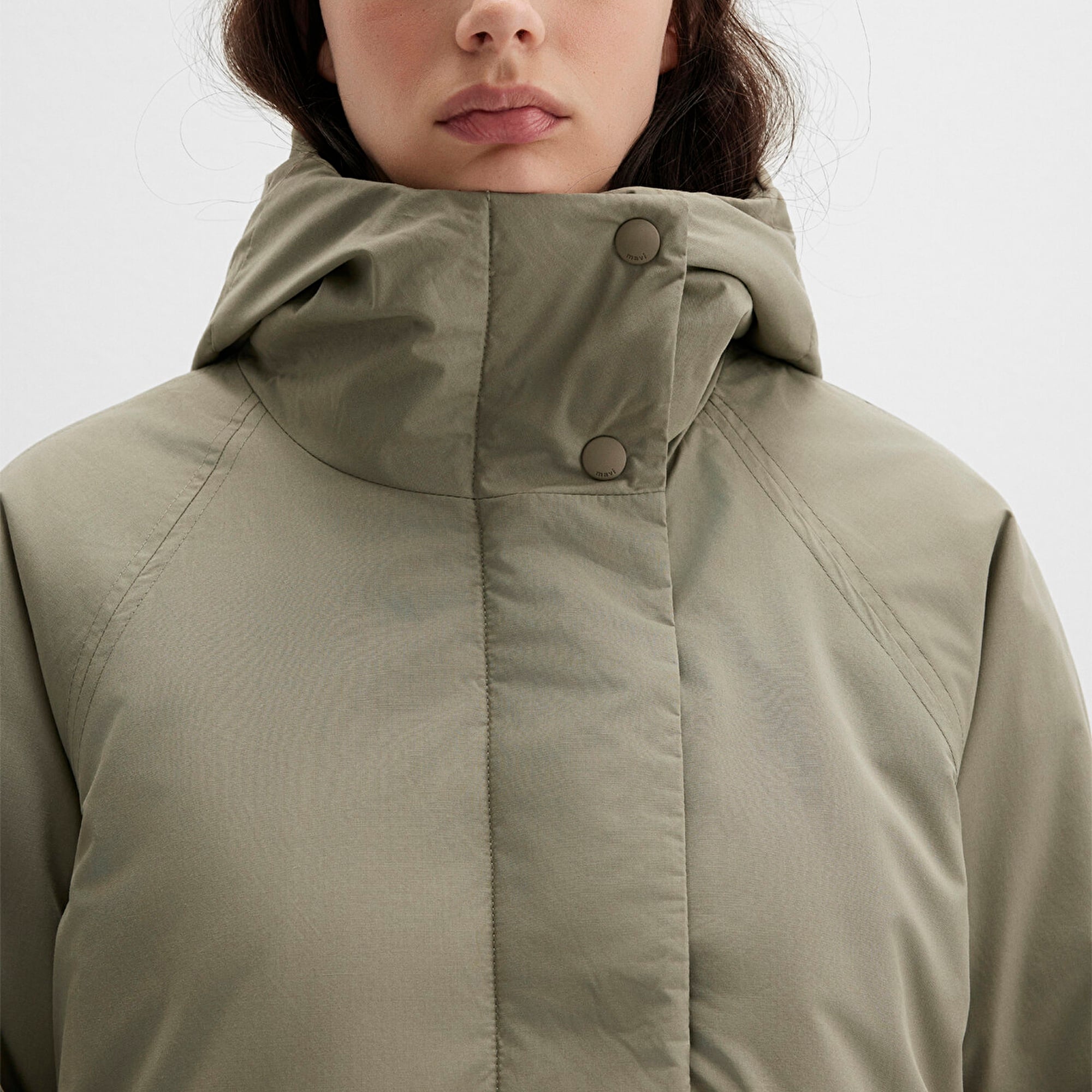 Mavi Haki Ceket Loose Fit / Bol Rahat Kesim 1110762-71818