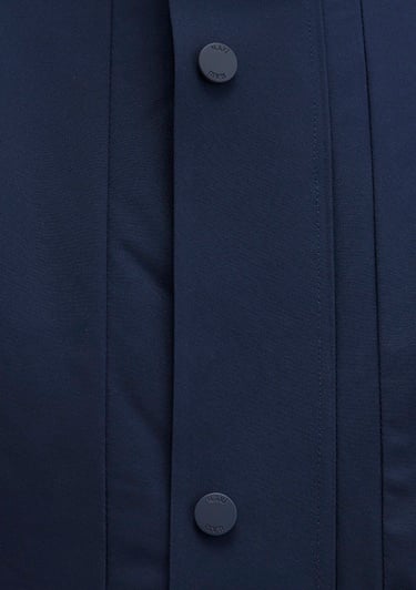  Mavi Kapüşonlu Lacivert Mont Loose Fit / Bol Rahat Kesim 0110667-80872