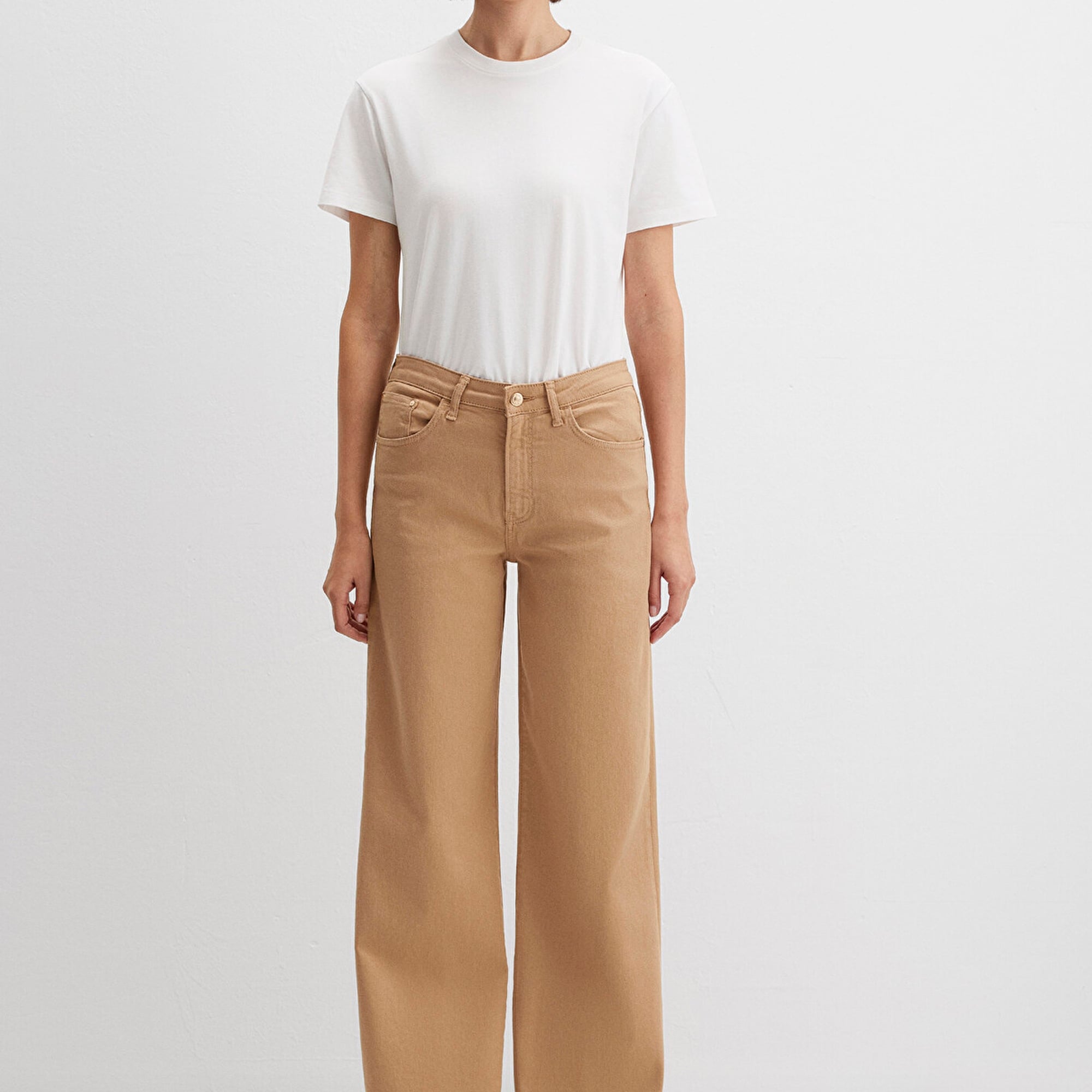 Mavi Malibu Bej Gabardin Pantolon 1010152-91198