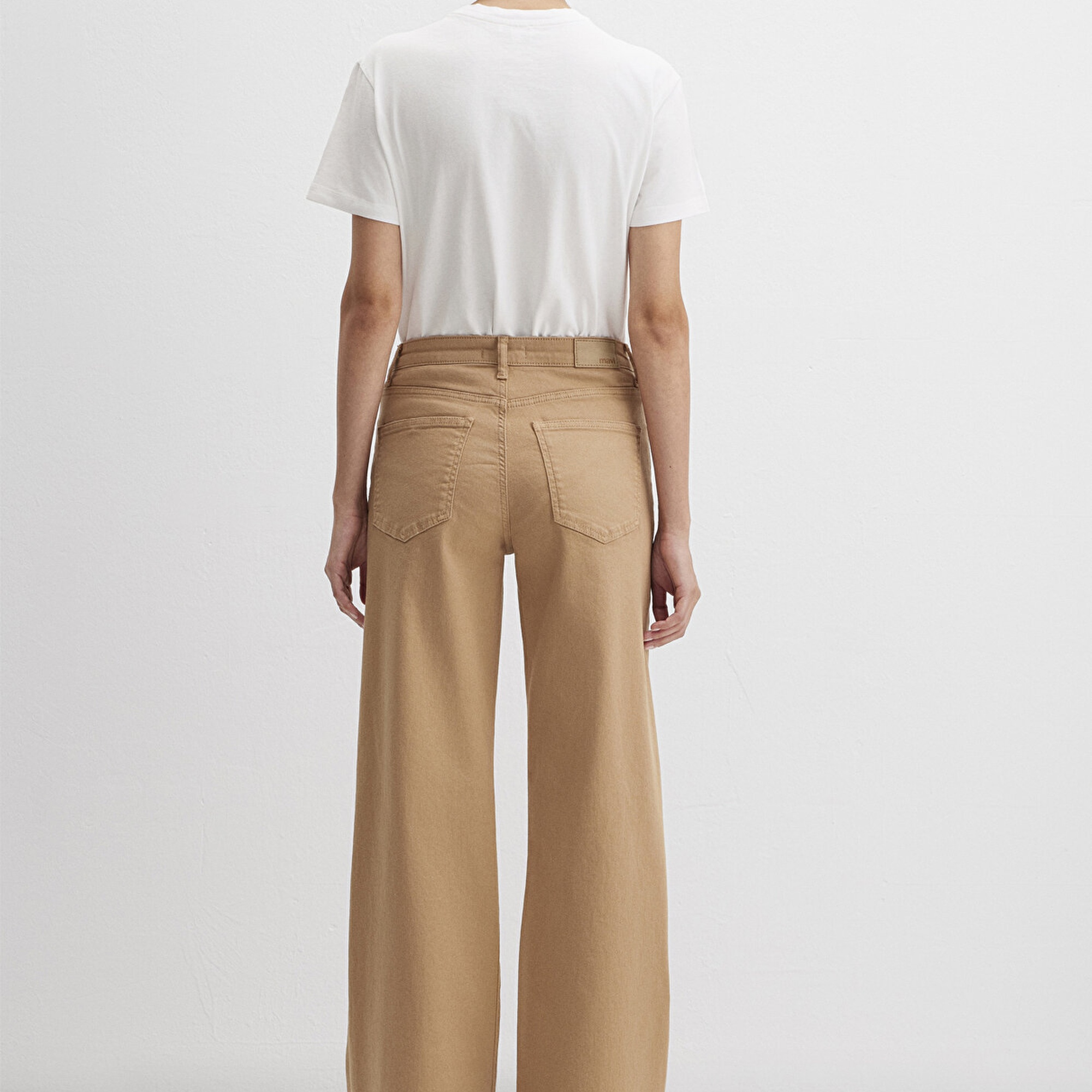 Mavi Malibu Bej Gabardin Pantolon 1010152-91198