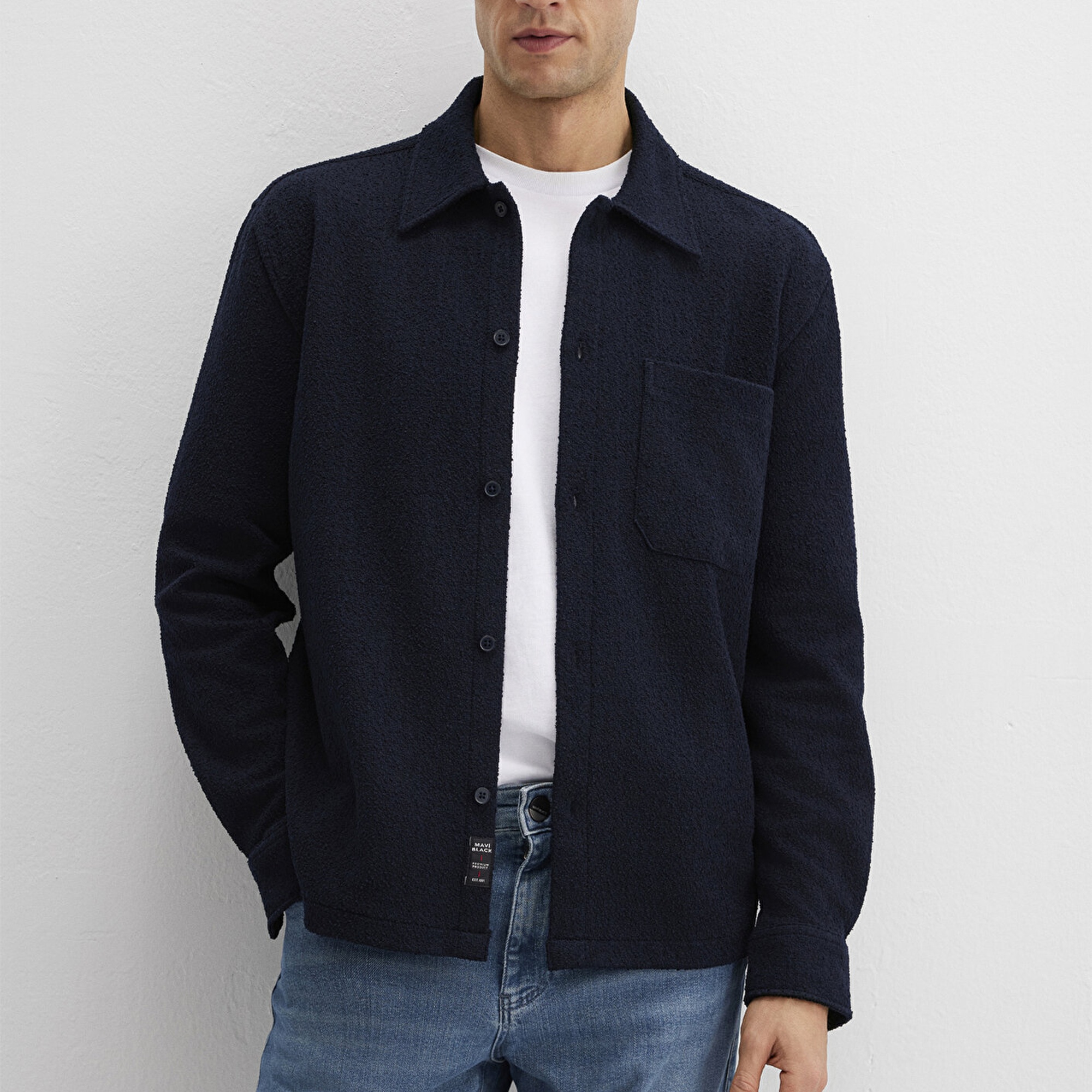 Mavi Mavi Black Lacivert Gömlek Regular Fit / Normal Kesim 0211772-83699