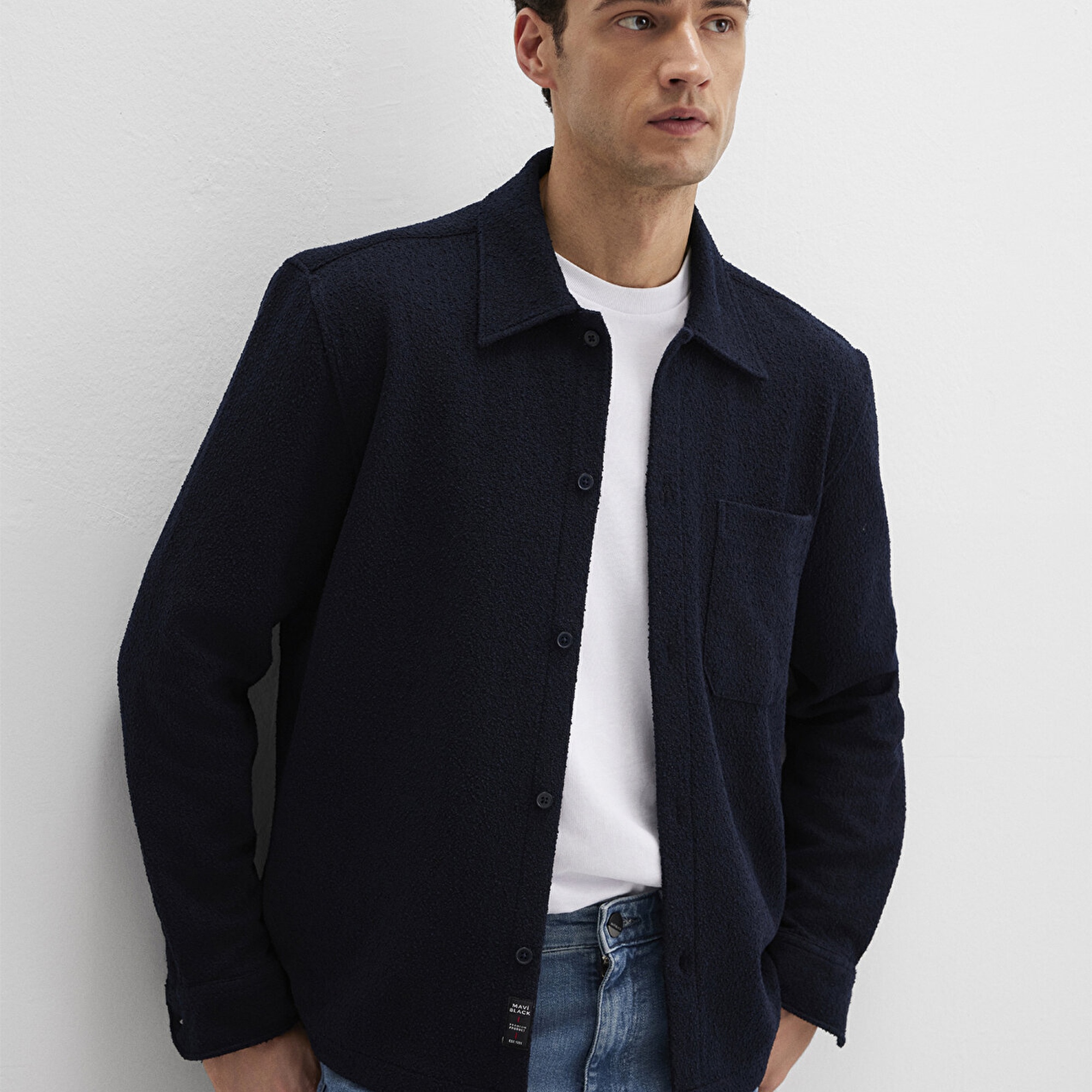 Mavi Mavi Black Lacivert Gömlek Regular Fit / Normal Kesim 0211772-83699