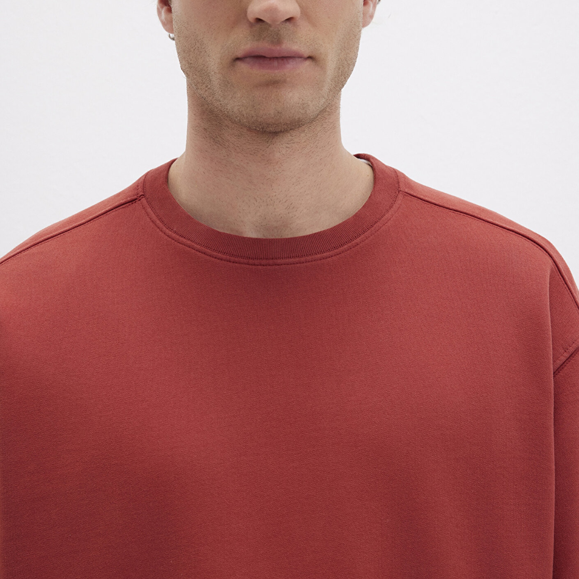 Mavi Bisiklet Yaka Kırmızı Sweatshirt 0S10482-70457