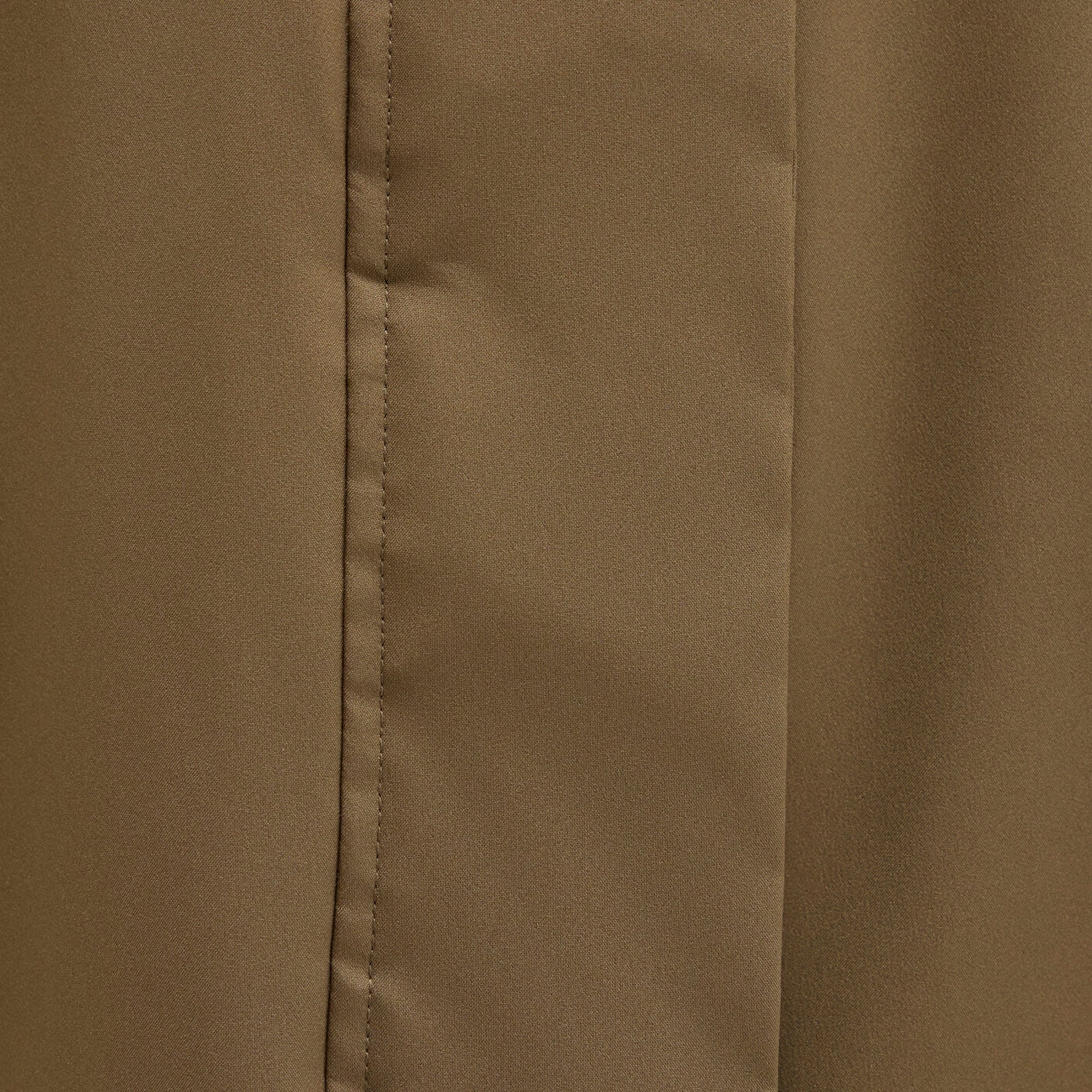 Mavi Suni Kürk Detaylı Kapüşonlu Haki Parka Regular Fit / Normal Kesim 1110759-71816