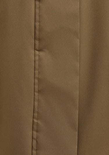  Mavi Suni Kürk Detaylı Kapüşonlu Haki Parka Regular Fit / Normal Kesim 1110759-71816